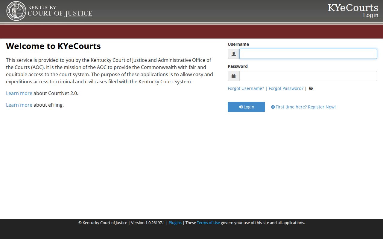 Crittenden County criminal court case gateway